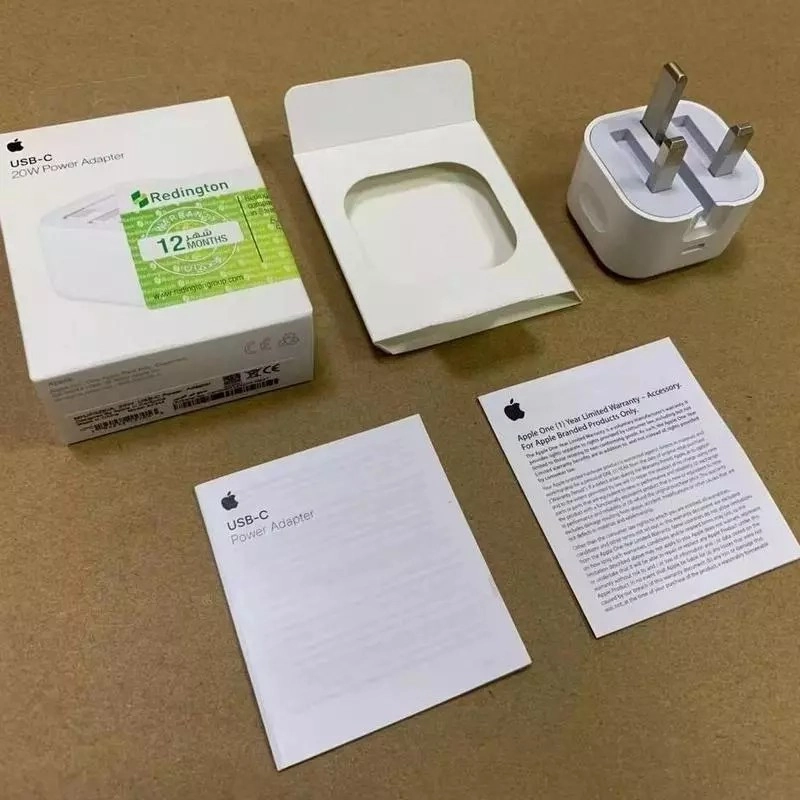 شارژر اپل 20 وات سه پین بدون کابل اصل