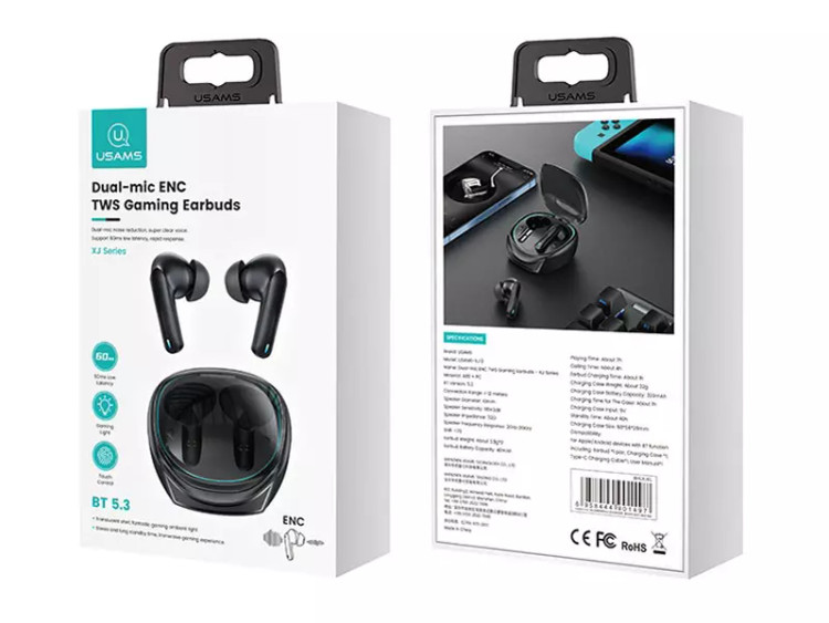 خرید هندزفری بیسیم یوسمز Gaming XJ13 | بلوتوث 5.3، ANC، کیس LED