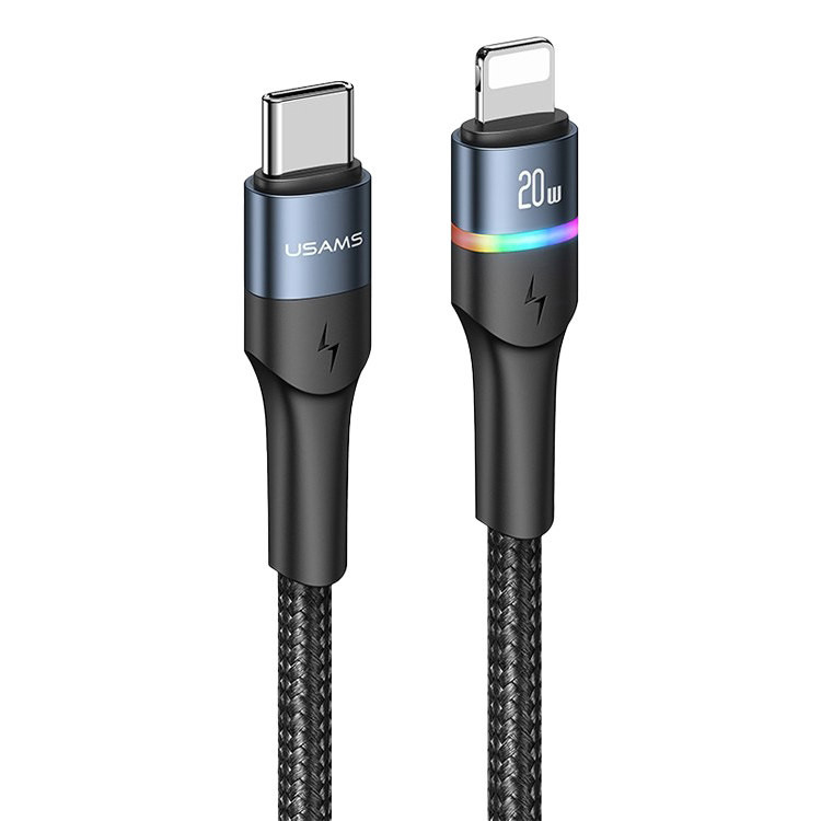 کابل تبدیل تایپ سی به لایتنینگ 20 وات یوسمز مدل SJ538