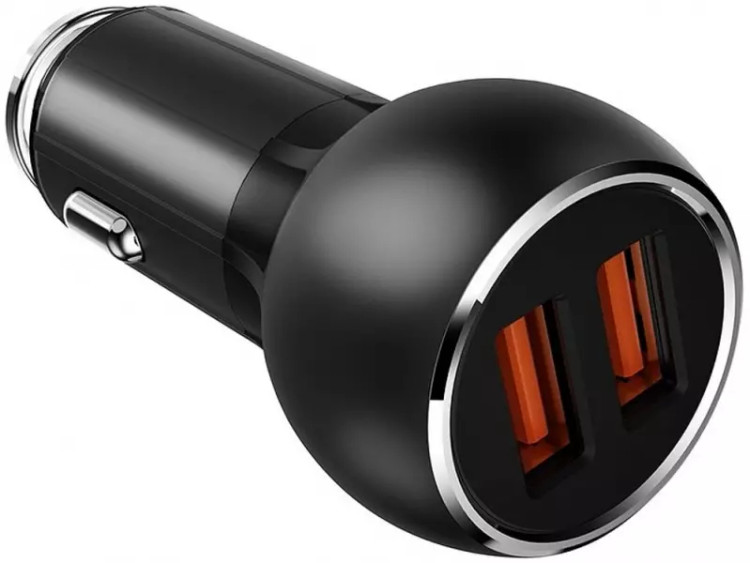 شارژر فندکی الدینیو مدل C503Q همراه با کابل microUSB