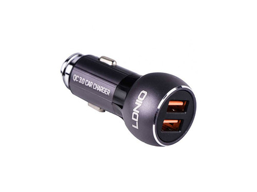 شارژر فندکی الدینیو مدل C503Q همراه با کابل microUSB