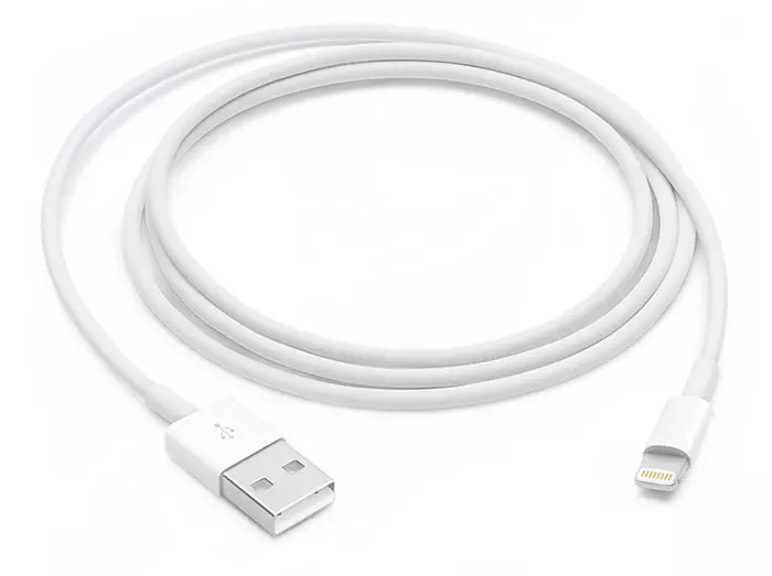 کابل شارژ USB-A به Lightning مخصوص آیفون های 7 تا XS