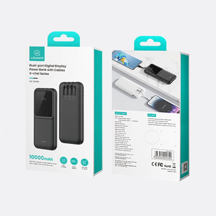 پاوربانک یوسمز مدل CD193 ظرفیت 10000 میلی آمپر