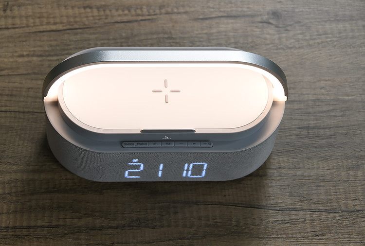 اسپیکر بی سیم دیوریکس قابل حمل و شارژر وایرلس مدل DX-W100