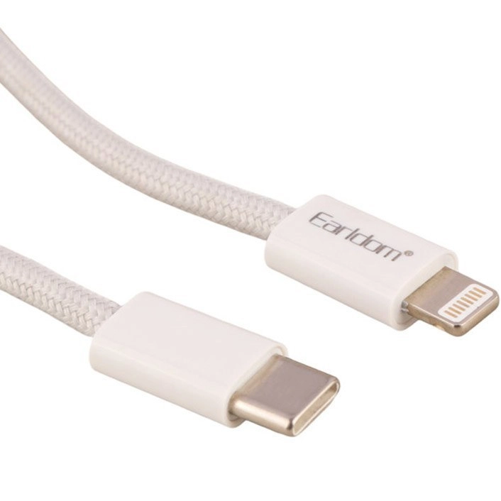 کابل تبدیل فست شارژ Tyoe-c به Lightning برند Earldom مدل EC-196C-L