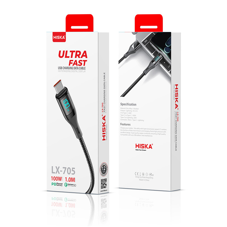 کابل شارژر هیسکا مدل LX-705