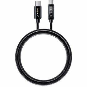 کابل Type-C به Type-C هیسکا HISKA مدل LX-15 فست شارژ 60 وات طول 1.2 متر
