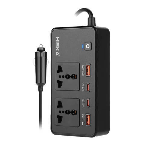 شارژر فندکی 200 وات هیسکا مدل CH-5519