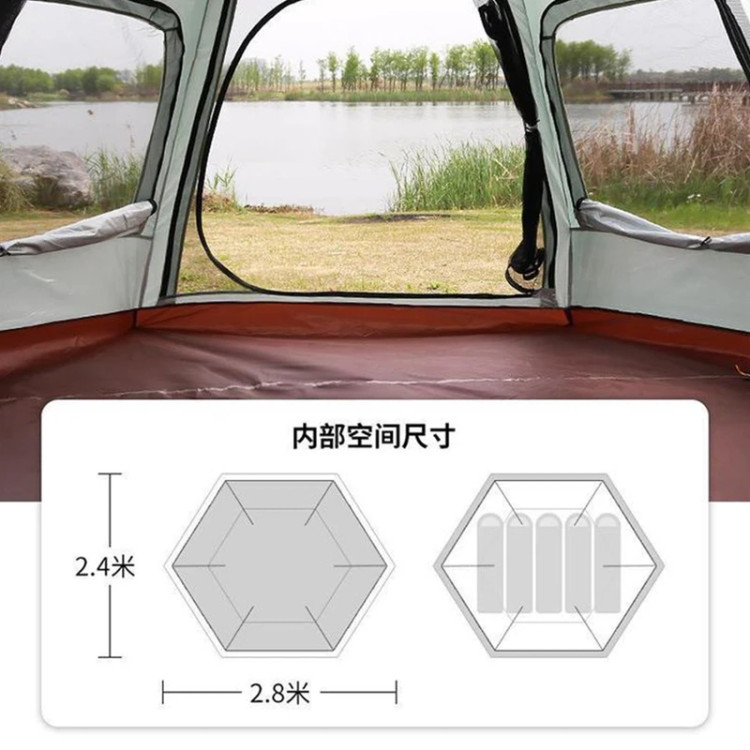 چادر مسافرتی 8 نفره هیسکا مدل H30