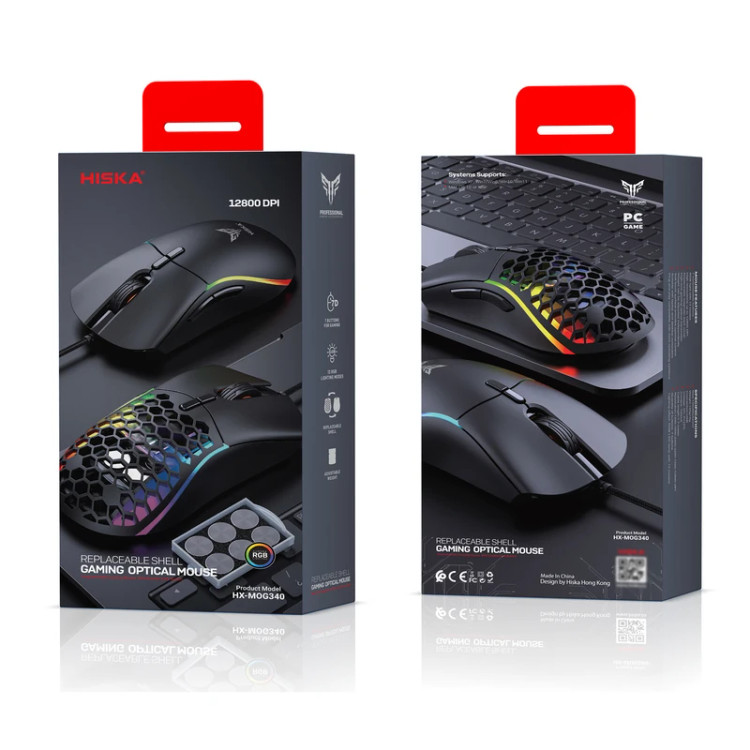 ماوس مخصوص بازی هیسکا مدل HX-MOG340