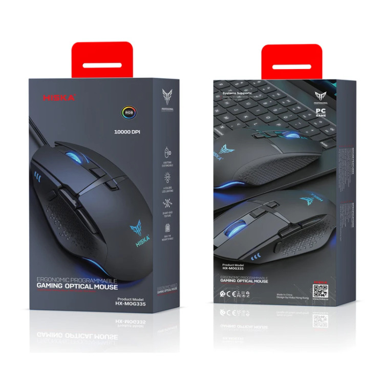 ماوس مخصوص بازی هیسکا مدل HX-MOG335