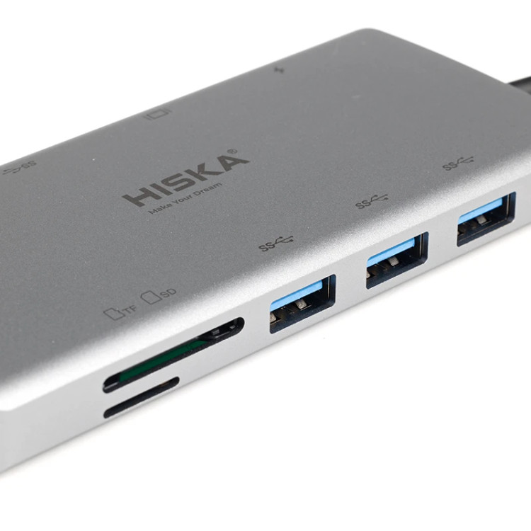 هاب 11 پورت USB-C هیسکا مدل HR-55