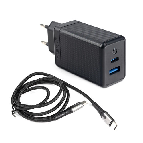 شارژر دیواری 65 وات هیسکا مدل H-126GAN
