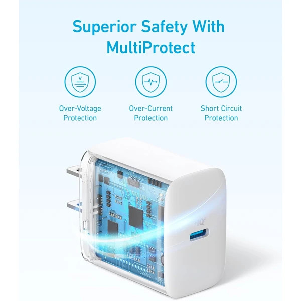 شارژر دیواری 20 وات انکر مدل A2347