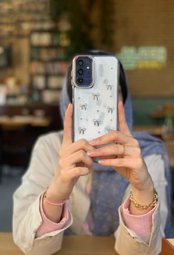قاب گوشی شفاف پاپیونی