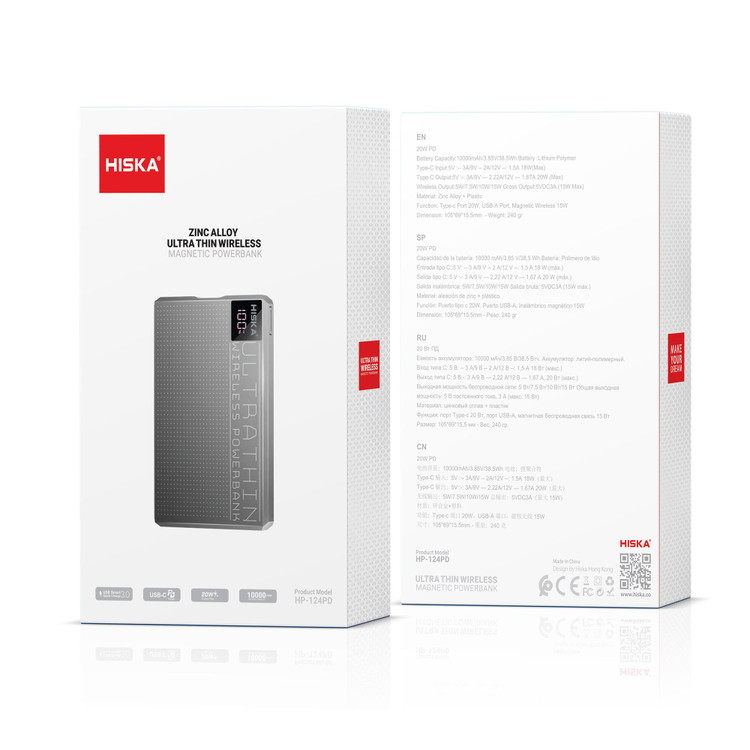 پاوربانک هیسکا مدل HP-124PD