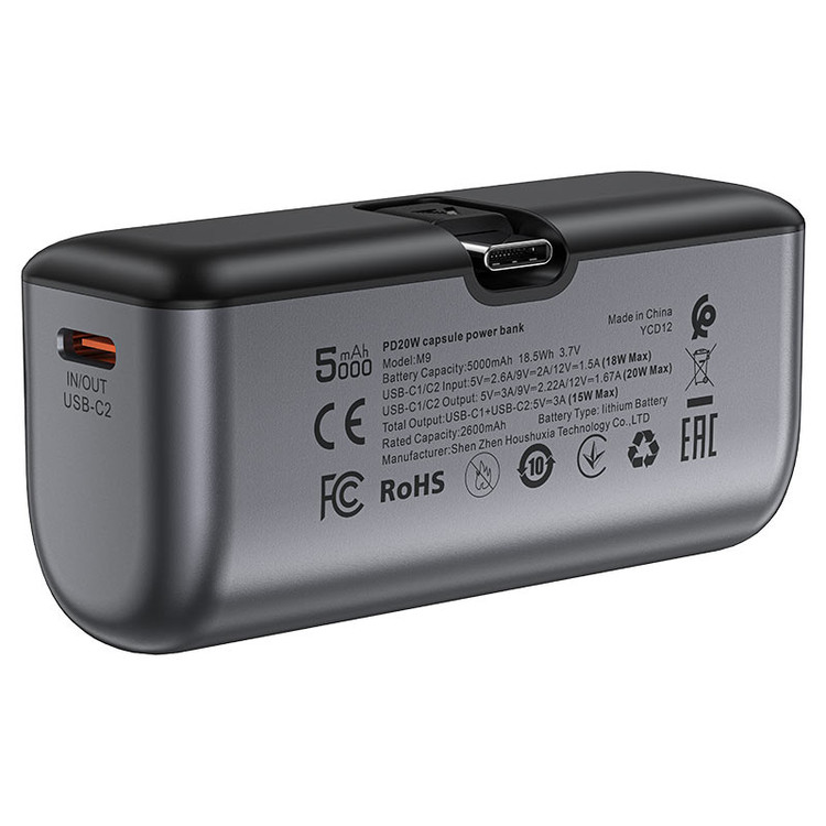 قیمت و خرید پاوربانک Acefast مدل M9 ظرفیت 5000 میلیآمپر توان 20 وات