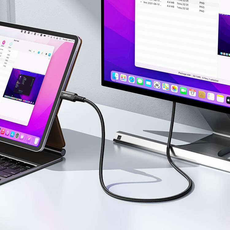 قیمت و خرید کابل HDMI به Type-C ایس فست مدل C1-10 طول 1.8 متر