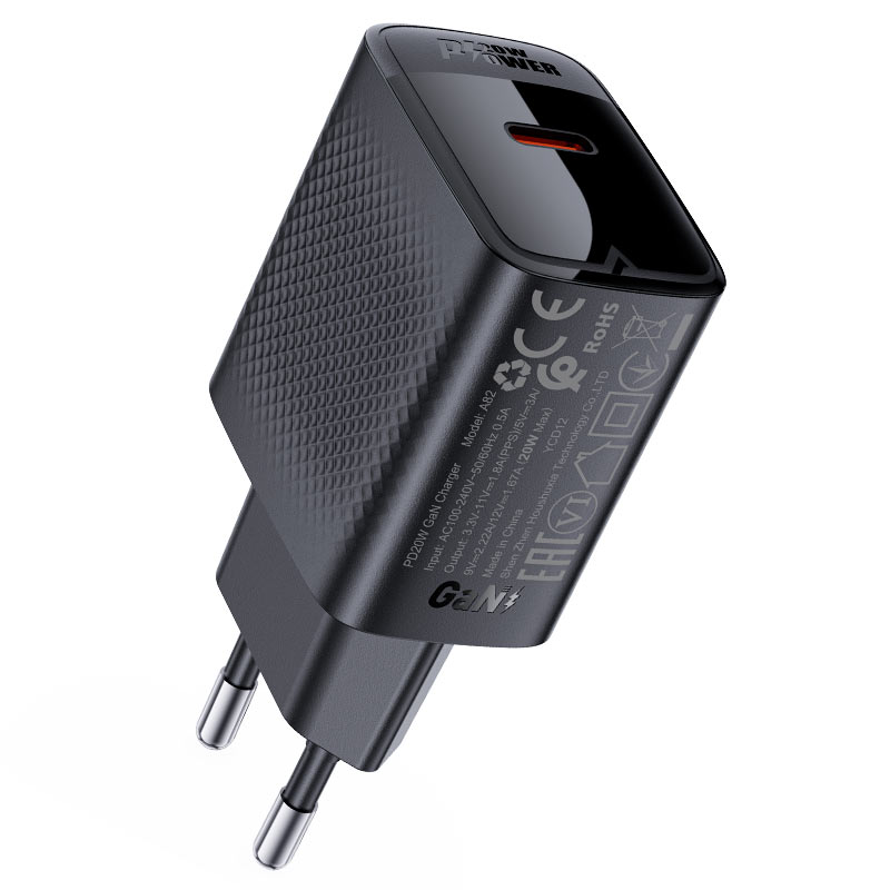 خرید شارژر دیواری Acefast A82 PD20W GaN