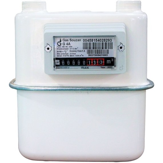 کنتور گاز دیافراگمی گازسوزان مدل G4 - خرید آنلاین