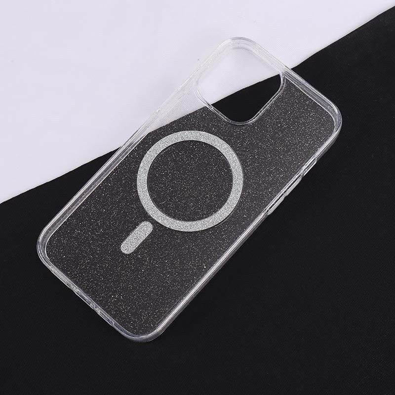 قاب شاین اکلیلی مگ‌سیف شفاف آیفون 16 پرو