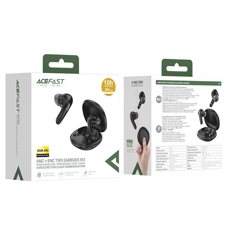 هندزفری بلوتوثی Acefast W3 ANC+ENC
