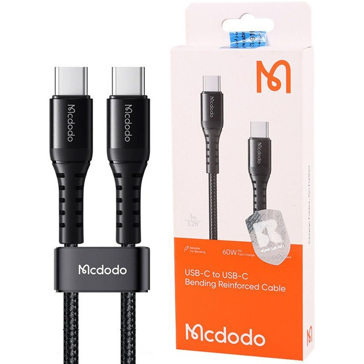 کابل شارژ تایپ C مک دودو مدل CA-564 طول ۱ متر توان ۶۰ وات