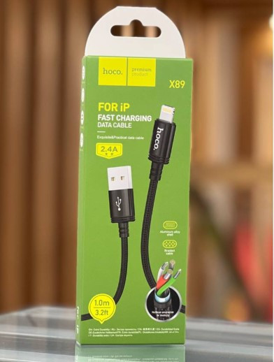 کابل تبدیل USB به لایتنینگ هوکو مدل X89 طول 1 متر