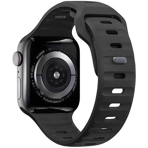 بند اپل واچ Spigen سیلیکونی اصلی - مشکی
