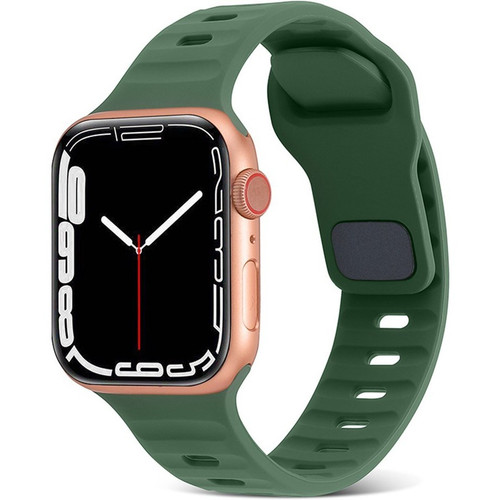 بند اپل واچ Spigen سیلیکونی اصلی - سبز لجنی