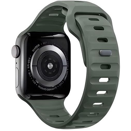 بند اپل واچ Spigen سیلیکونی اصلی - سبز لجنی