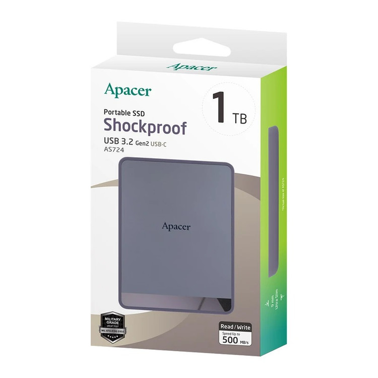 SSD اکسترنال Apacer AS724 ظرفیت 1 ترابایت