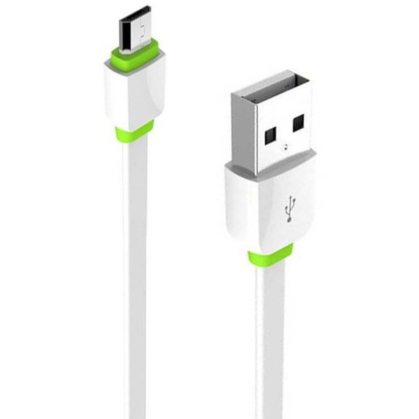 کابل تبدیل USB به microUSB الدینیو مدل XS-073 طول ۰.۳ متر