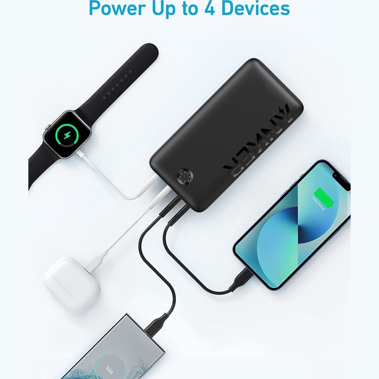 پاوربانک انکر مدل A1377 ظرفیت ۴۰۰۰۰ میلیآمپر ساعت