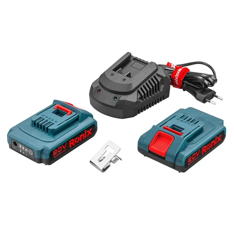 کیت دریل پیچ گوشتی چکشی شارژی رونیکس مدل 8900K