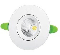 چراغ پنلی متحرک 7 وات SMD پارس شعاع توس دایره ای