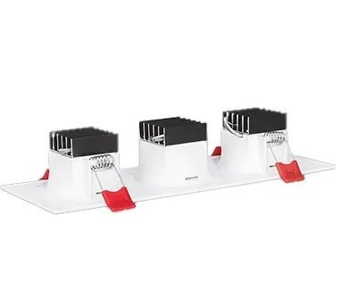 چراغ سقفی SMD توکار ۳×۵ وات پارس شعاع توس مدل سولاریس