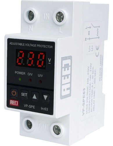 محافظ ولتاژ دیجیتال 63 آمپر AEEJ مدل VP-SPE