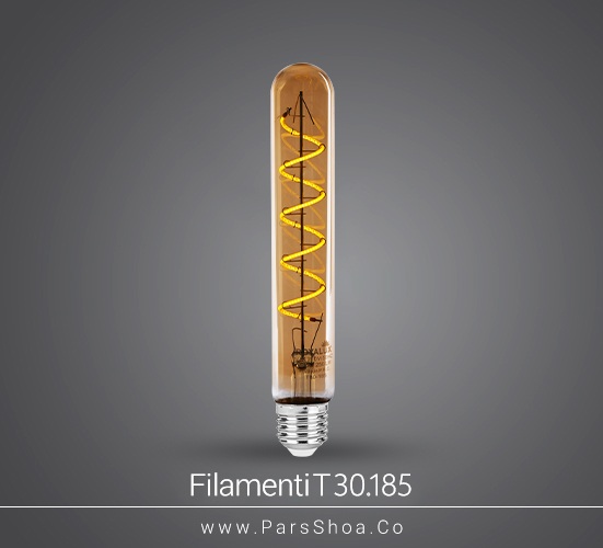 لامپ LED فیلامنتی ۵ وات رویالوکس مدل T30-185 پایه E27