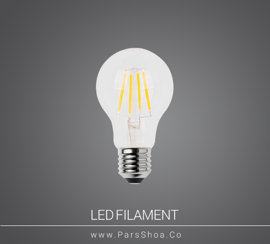 لامپ LED حبابی ۴ وات A60 فیلامنتی رویالوکس پایه E27