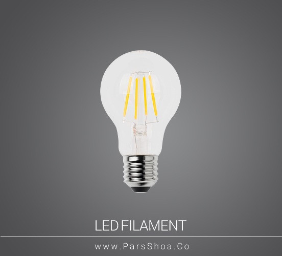 لامپ LED حبابی ۴ وات A60 فیلامنتی رویالوکس پایه E27
