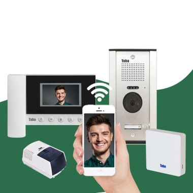 پکیج کامل آیفون تصویری تابا مدل TVD-5-43 تک واحدی