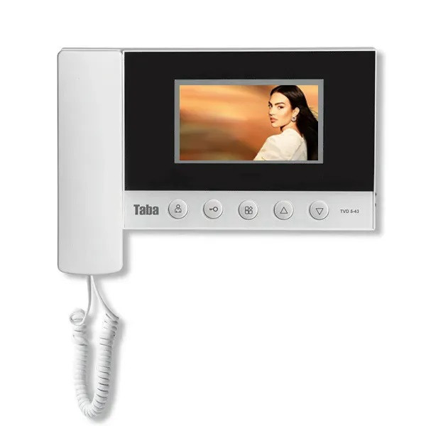 پکیج کامل آیفون تصویری تابا مدل TVD-5-43 دو واحدی