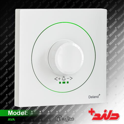 کلید و پریز دلند مدل آوا پلاس ( مکانیزم و قاب)