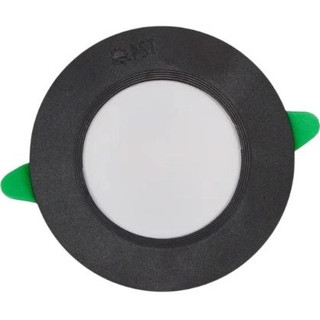 چراغ پنلی SMD توکار 9 وات دایره ای بدنه مشکی پارس شعاع توس مدل سولاریس